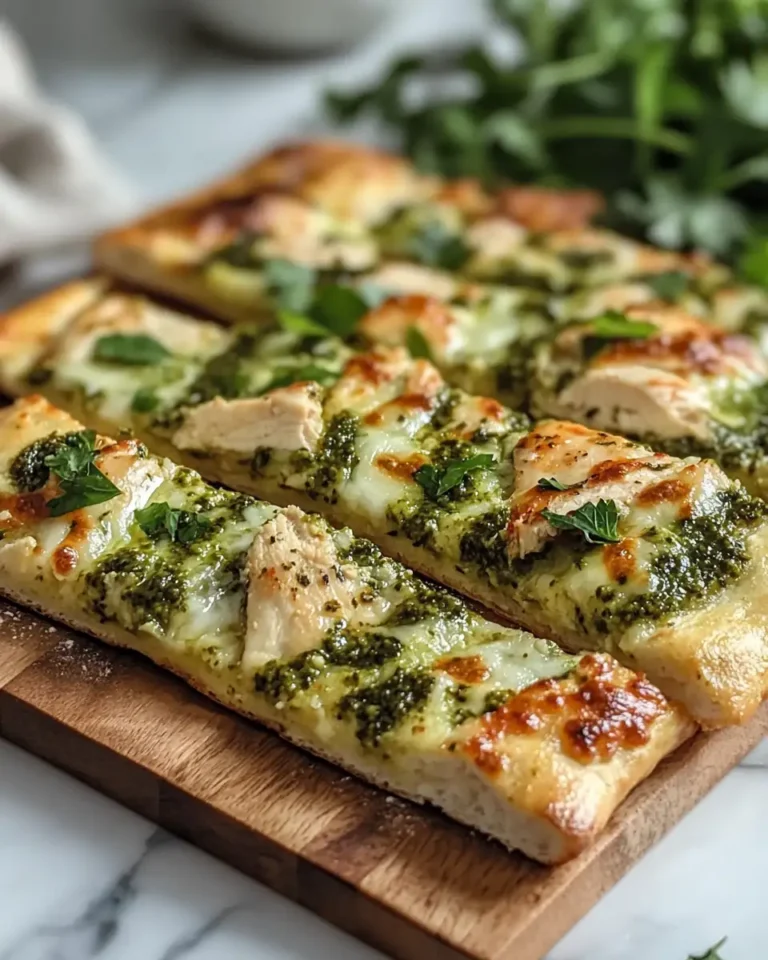 Irresistible Pesto Chicken Flatbread Recipe You Need to Try - Featured Image