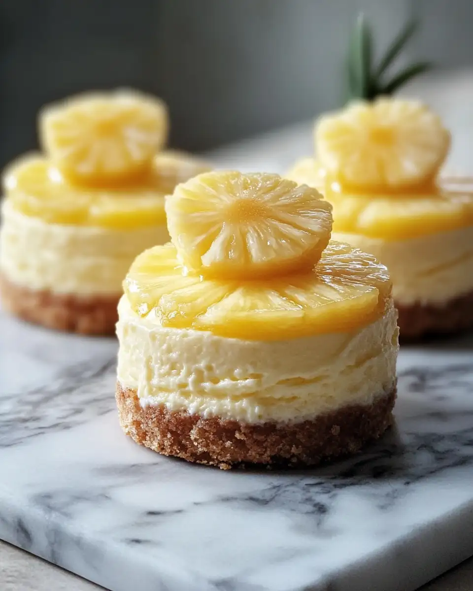 Final dish - Tropical Delight Pineapple Cheesecakes You Have to Try