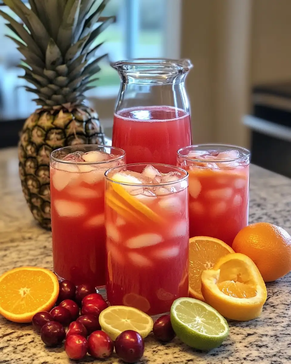 Ingredients for Sail Away with This Irresistible Pink Pirate Rum Punch Recipe