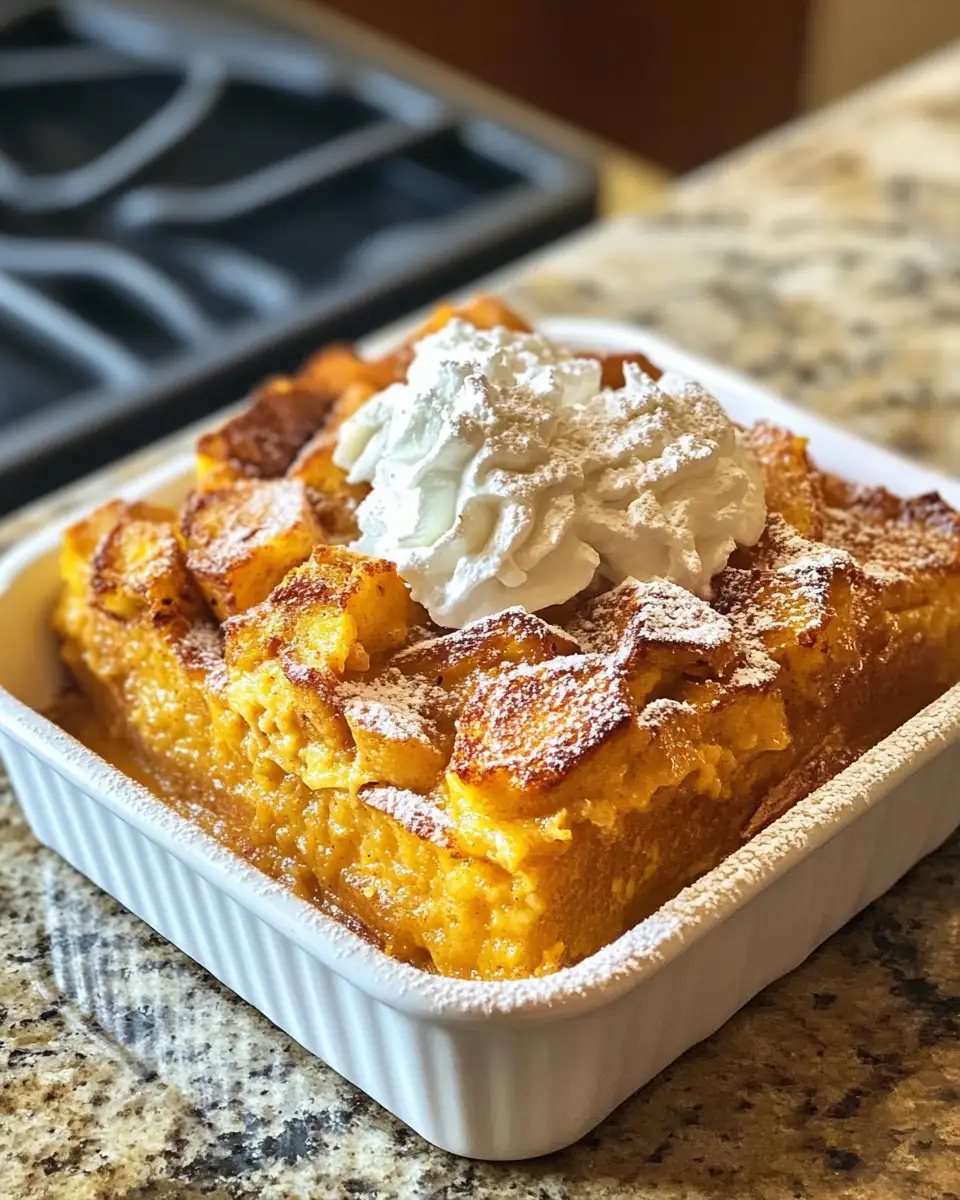 Final dish - Cozy Up Your Mornings with This Irresistible Pumpkin French Toast Bake
