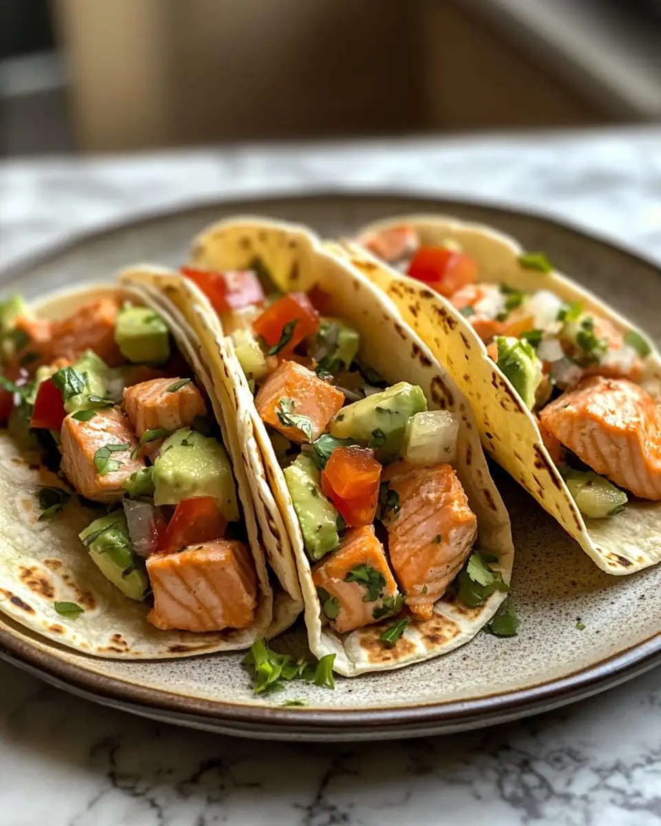 Final dish - Irresistible Salmon Tacos Recipe That Will Wow Your Taste Buds