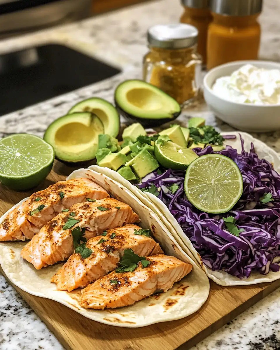 Ingredients for Irresistible Salmon Tacos Recipe That Will Wow Your Taste Buds