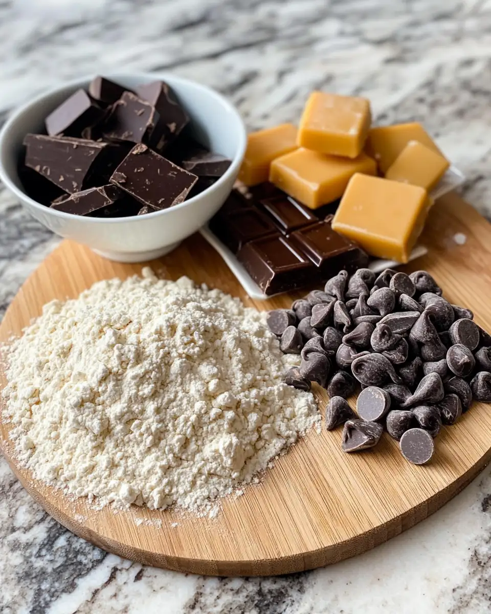 Ingredients for Irresistible Salted Caramel Chocolate Cookie Recipe You Need to Try