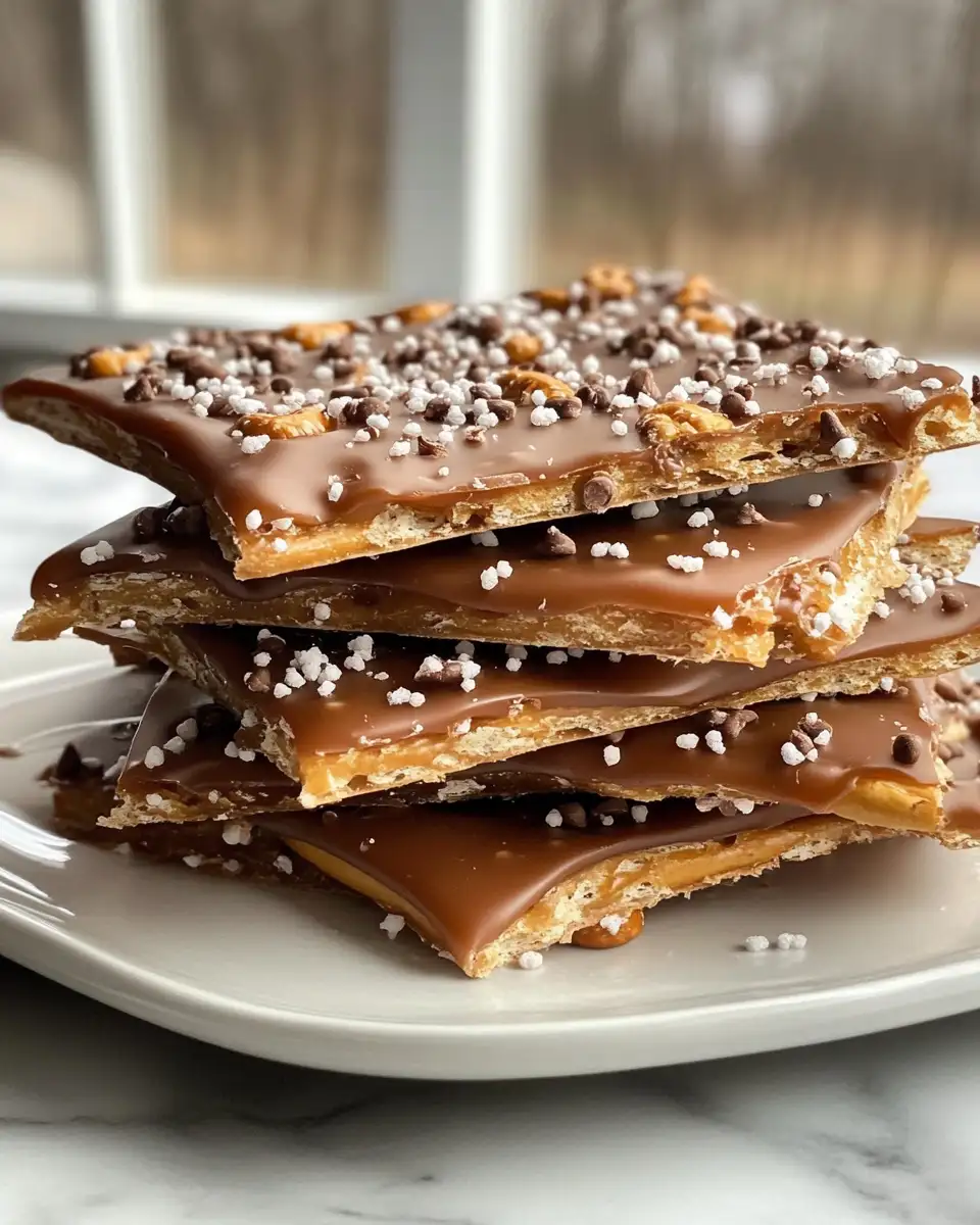 Irresistible Salted Caramel Pretzel Bark Recipe You Need to Try - Featured Image