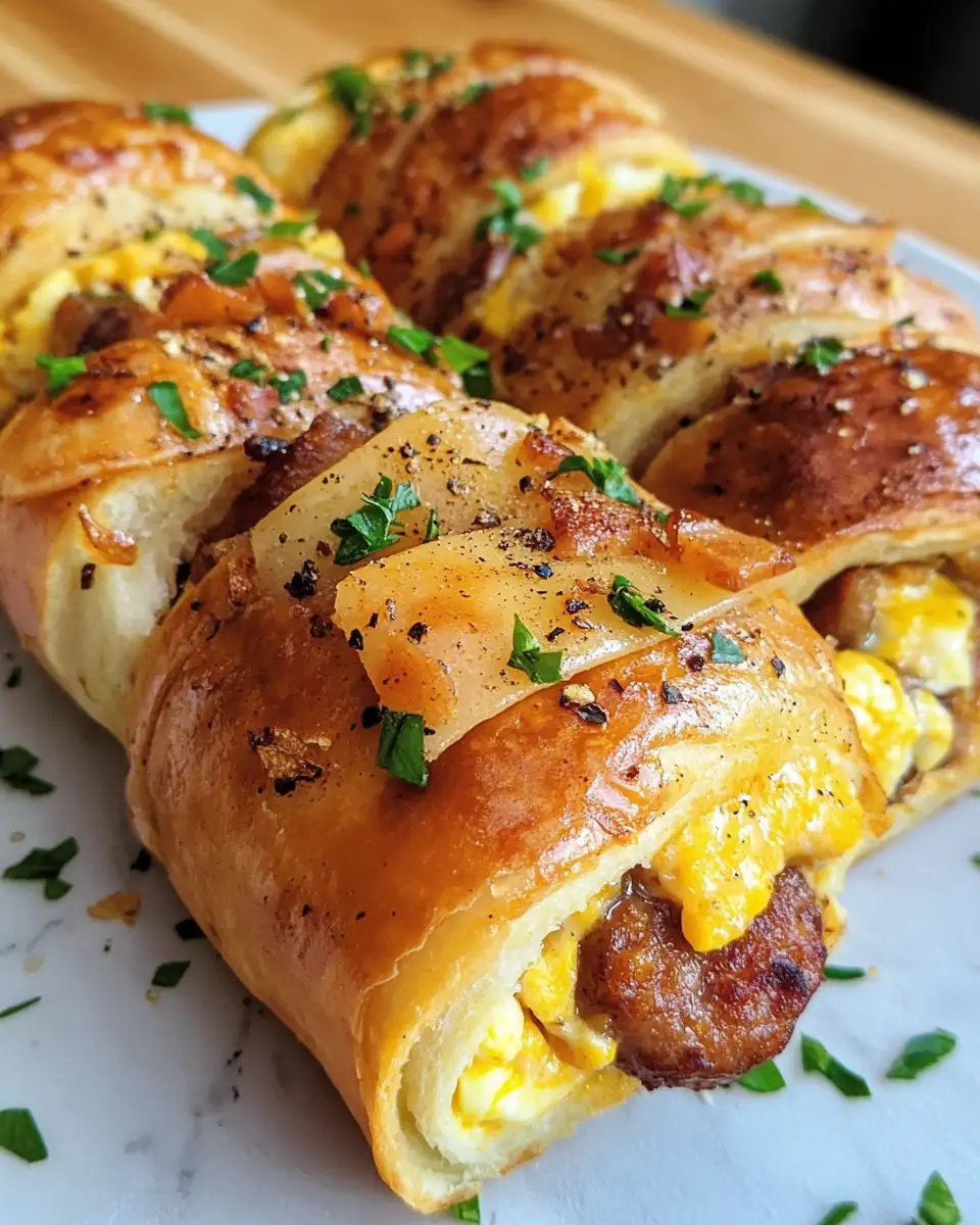 Final dish - Irresistible Sausage Egg Breakfast Rolls You Need to Try Today
