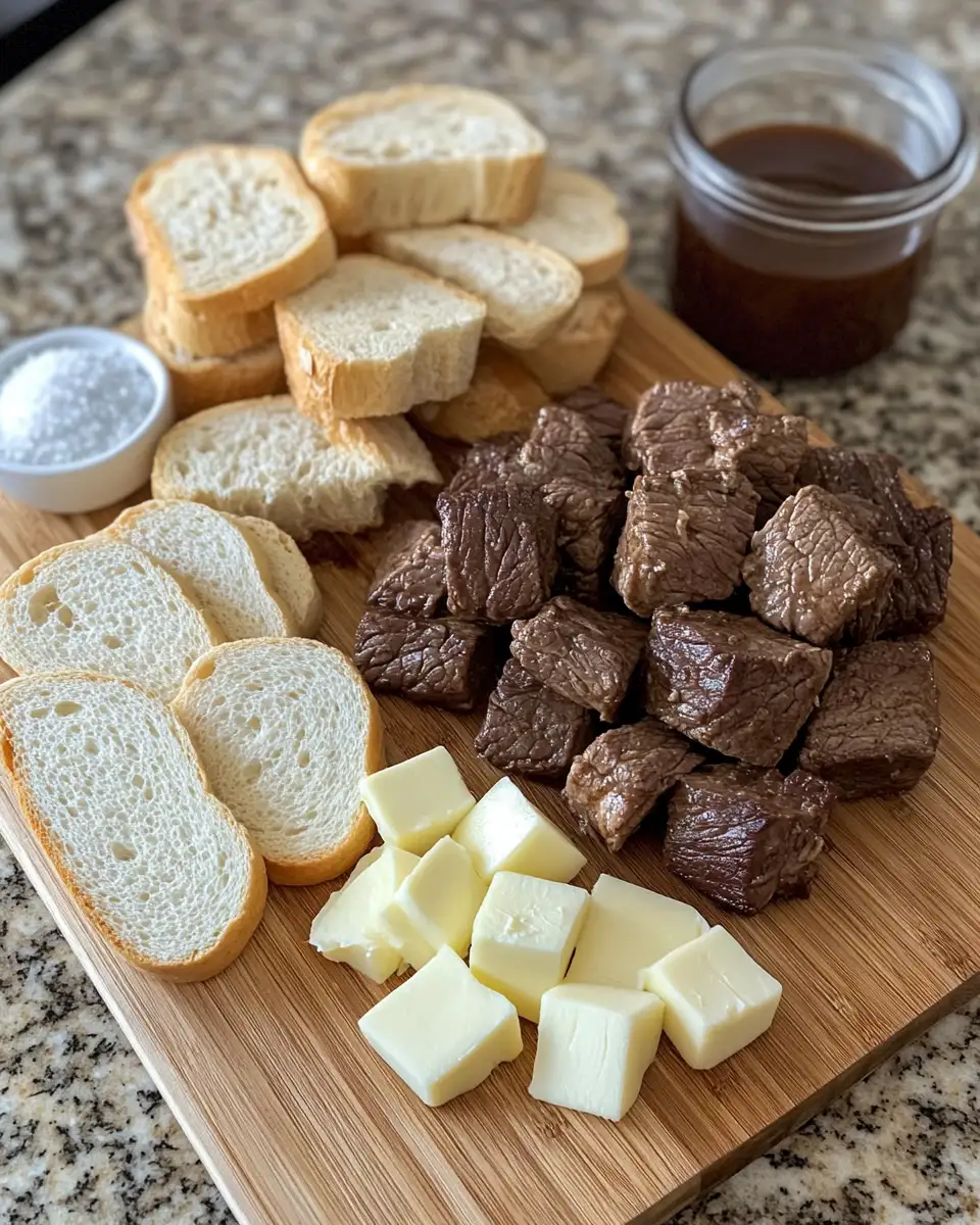 Ingredients for Hearty and Easy Slow Cooker Beef Manhattan Recipe You’ll Love