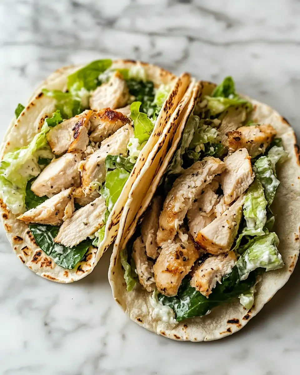 Smash Chicken Caesar Tacos That Will Change Your Taco Game - Featured Image