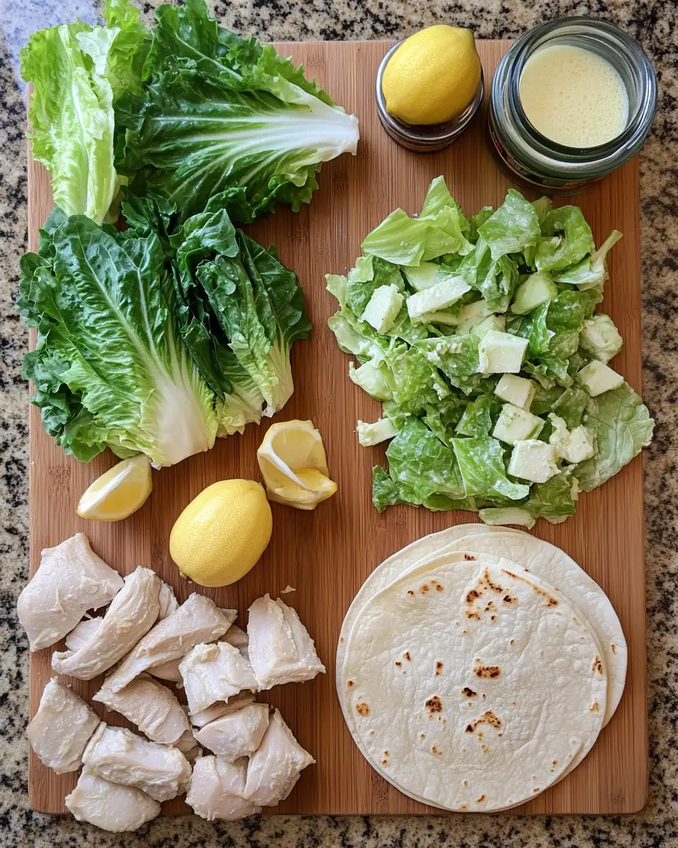 Ingredients for Smash Chicken Caesar Tacos That Will Change Your Taco Game