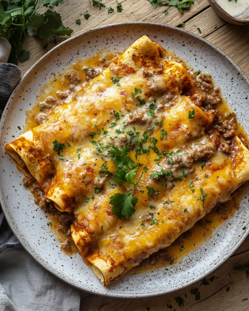 Southern Breakfast Enchiladas with Sausage Gravy The Ultimate Comfort Morning Feast - Featured Image