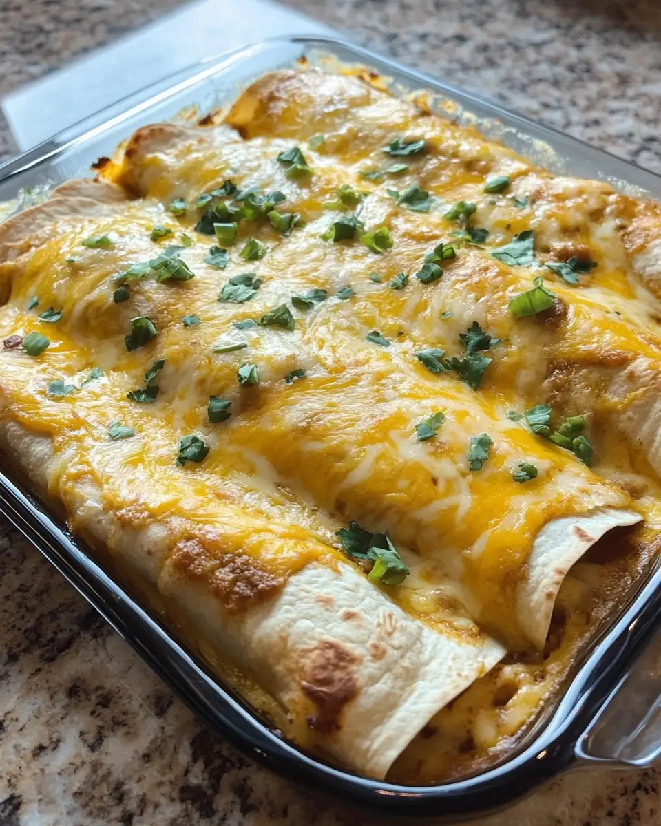 Final dish - Southern Breakfast Enchiladas with Sausage Gravy The Ultimate Comfort Morning Feast