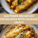 Southern Breakfast Enchiladas with Sausage Gravy The Ultimate Comfort Morning Feast