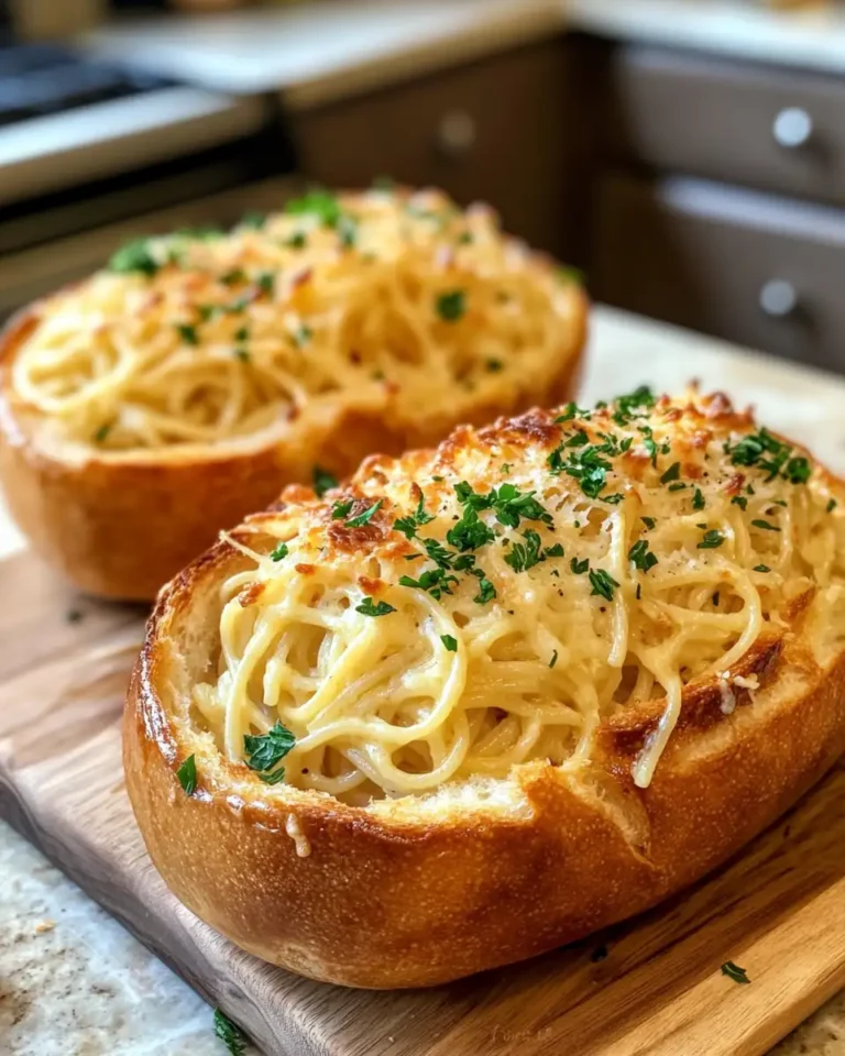Irresistible Spaghetti Garlic Bread Bowls That Will Elevate Your Dinner Game - Featured Image