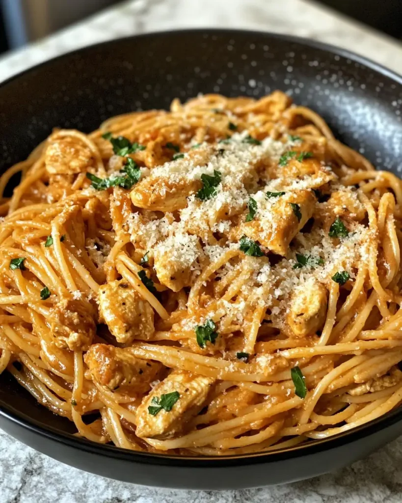 Spicy Garlic Butter Parmesan Chicken Pasta That Will Wow Your Taste Buds - Featured Image