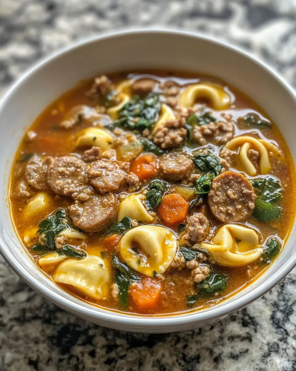 Cozy Up with Spicy Sausage and Tortellini Soup - Featured Image