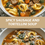 Cozy Up with Spicy Sausage and Tortellini Soup