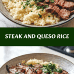 Savor the Flavor of Steak and Queso Rice Delight