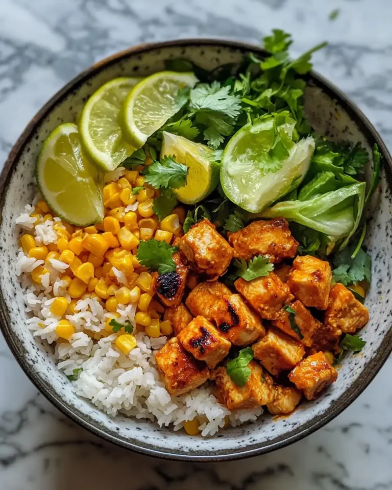 Street Corn Chicken Rice Bowl A Flavor-Packed Twist on a Classic Favorite - Featured Image