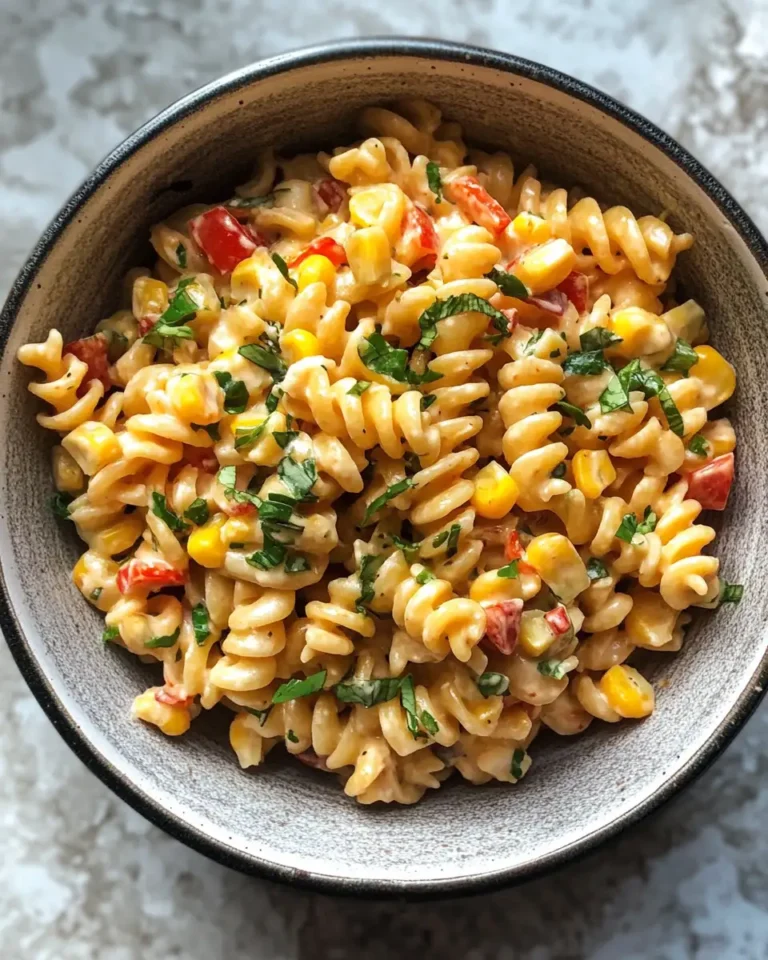 Zesty Street Corn Pasta Salad Recipe That Will Wow Your Taste Buds - Featured Image