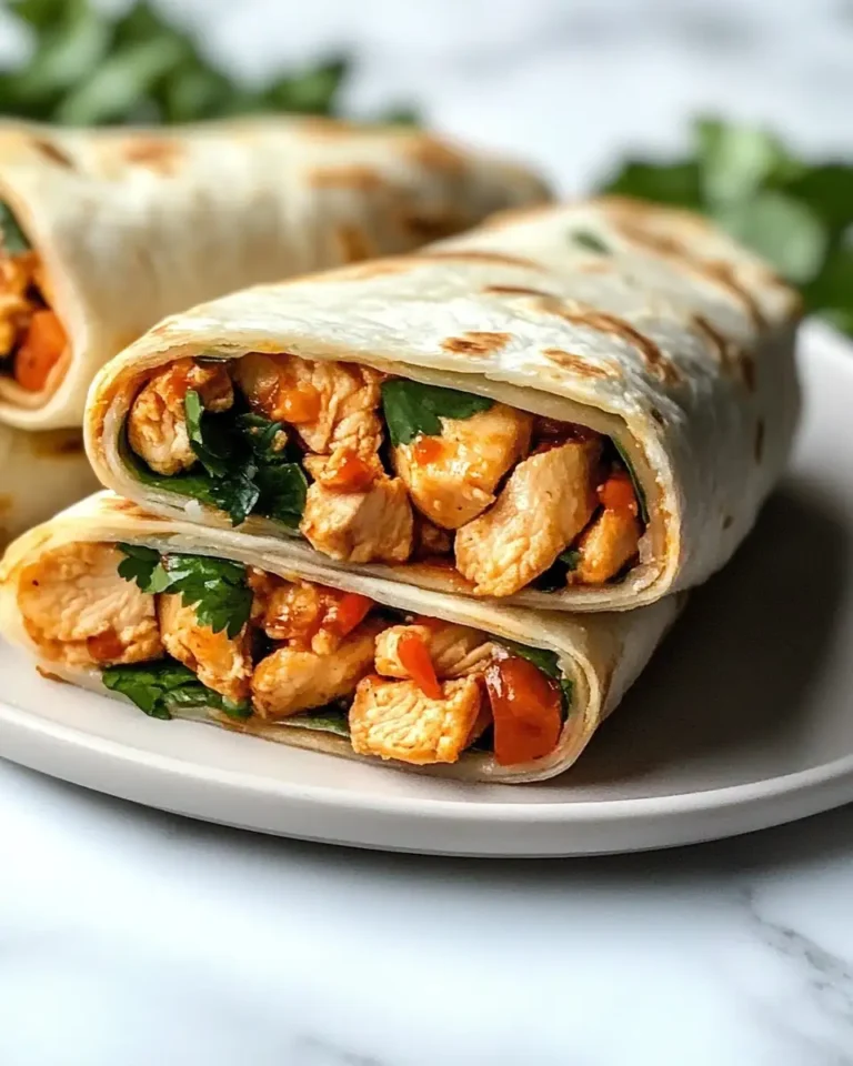 Irresistible Sweet Chili Chicken Wraps You Need to Try Today - Featured Image