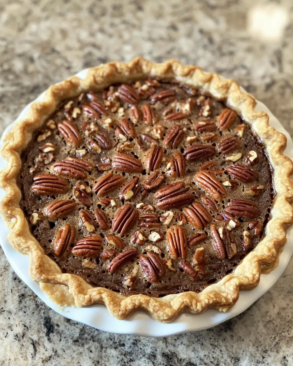 Final dish - Irresistible Texas Chocolate Pecan Pie That Will Sweeten Your Day
