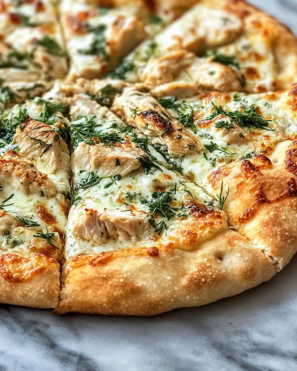 Tzatziki Chicken Pizza A Flavorful Twist on a Classic Favorite - Featured Image