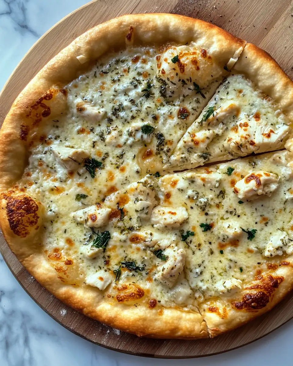Final dish - Tzatziki Chicken Pizza A Flavorful Twist on a Classic Favorite