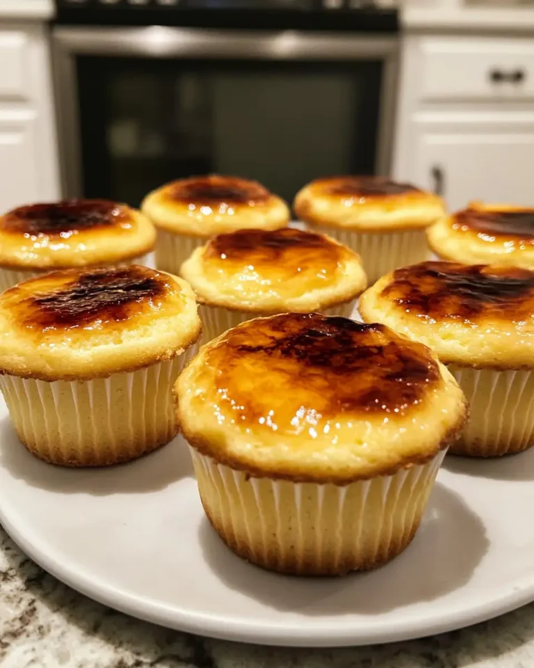 Decadent Vanilla Bean Crème Brûlée Cheesecake Cupcakes You Have to Try - Featured Image