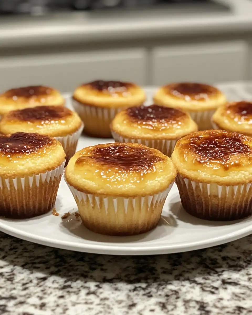Final dish - Decadent Vanilla Bean Crème Brûlée Cheesecake Cupcakes You Have to Try