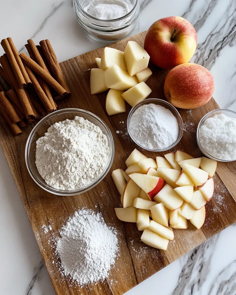 Ingredients for Irresistible Apple Cinnamon Snickerdoodle Cookies You Have to Try