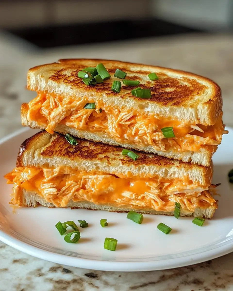Final dish - Ultimate Buffalo Chicken Grilled Cheese Recipe You Need to Try