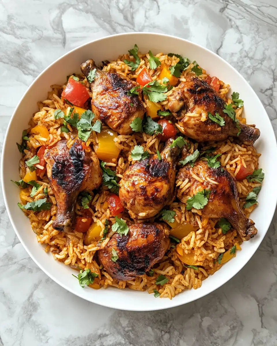 Final dish - Irresistible Caribbean Chicken and Rice Recipe to Spice Up Your Dinner