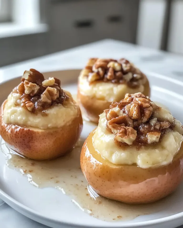 Irresistible Cheesecake Stuffed Baked Apples You Have to Try - Featured Image