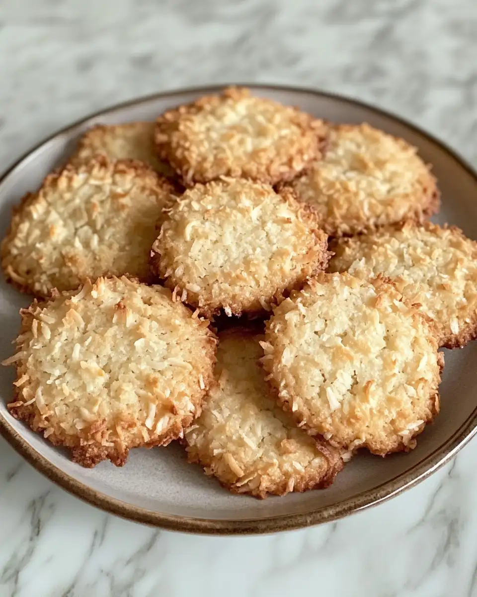 Final dish - Irresistibly Chewy Coconut Cookies You Have to Try