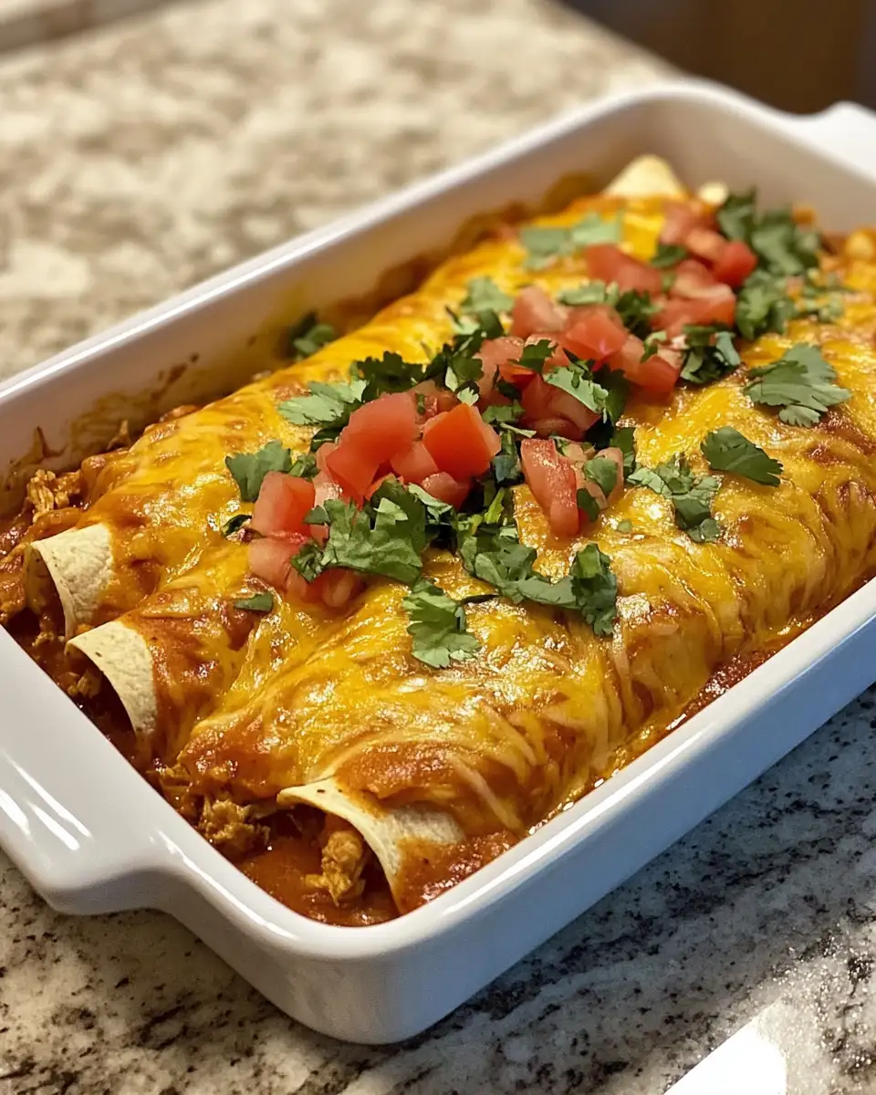 Final dish - Easy and Delicious Chicken Enchilada Crock Pot Meal for Busy Weeknights