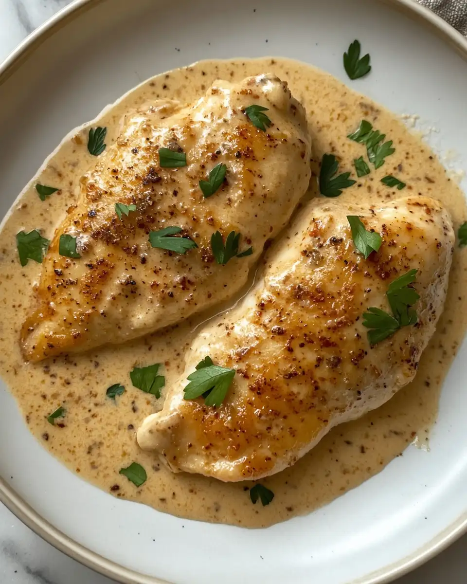 Final dish - Creamy Chicken in Boursin Sauce with Garlic Flavor Explosion