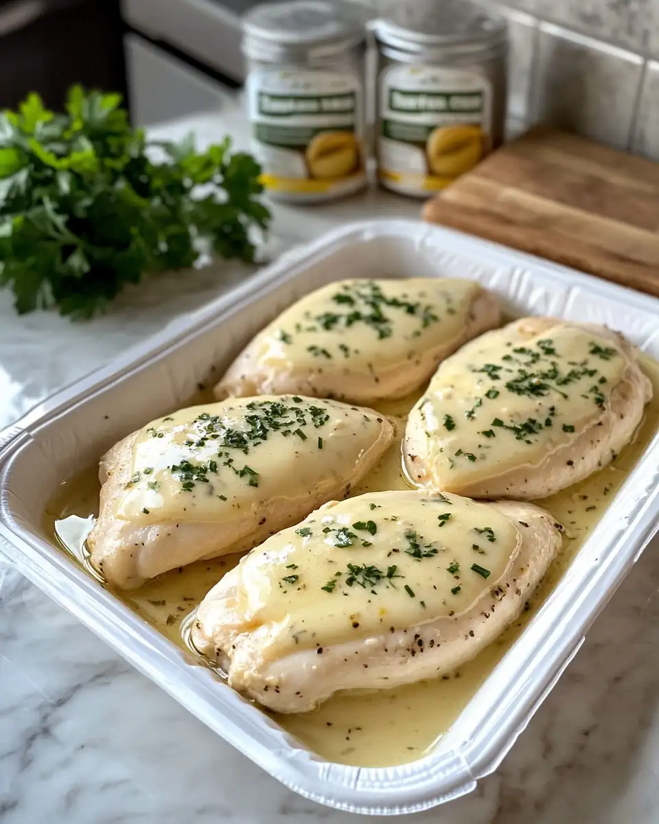 Ingredients for Creamy Chicken in Boursin Sauce with Garlic Flavor Explosion