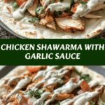 Chicken Shawarma with Garlic Sauce 🌯🧄