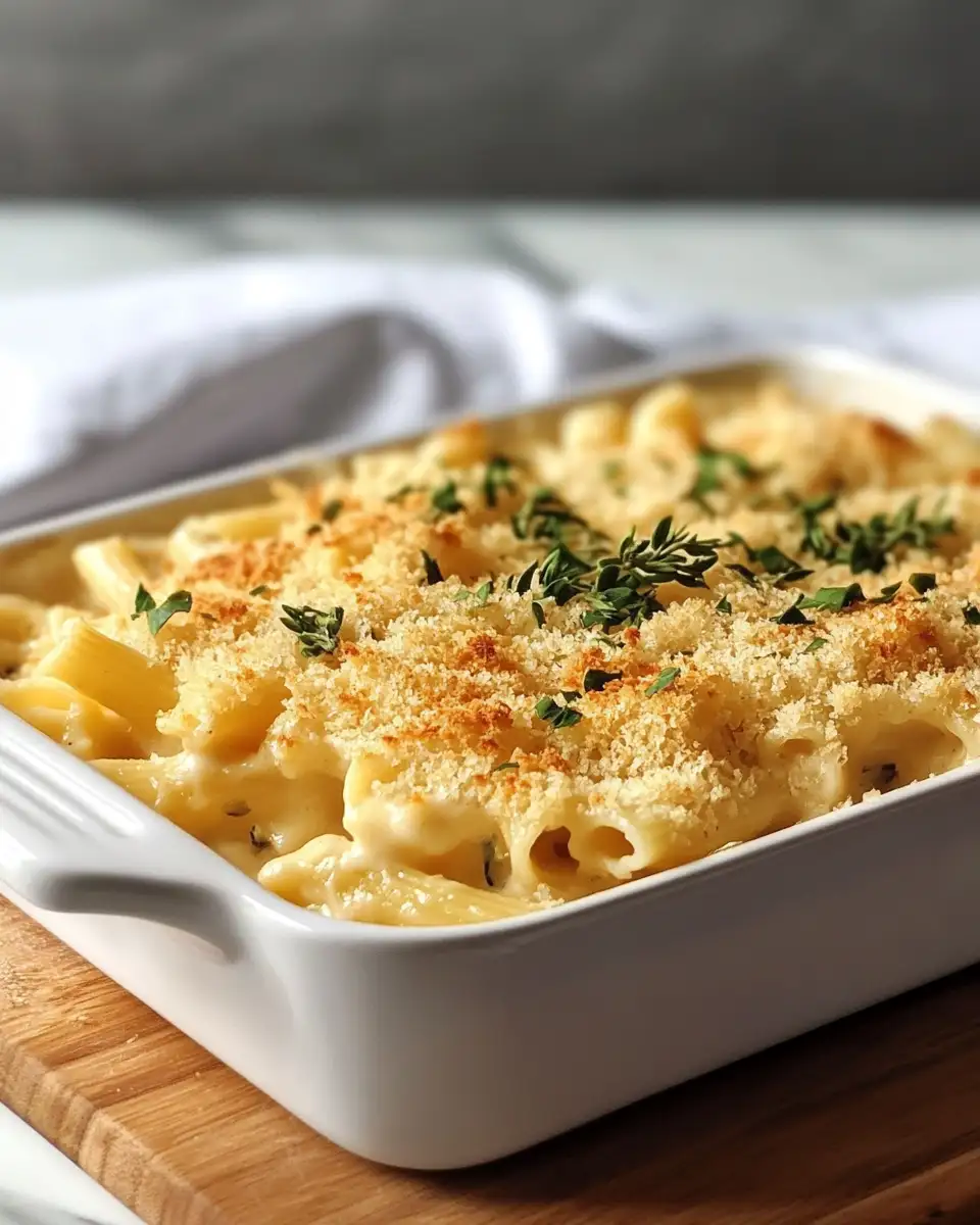 Irresistibly Creamy Garlic Parmesan Pasta Bake You Need to Try - Featured Image