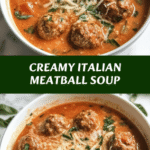 Dive Into Comfort with Creamy Italian Meatball Soup That Warms the Soul