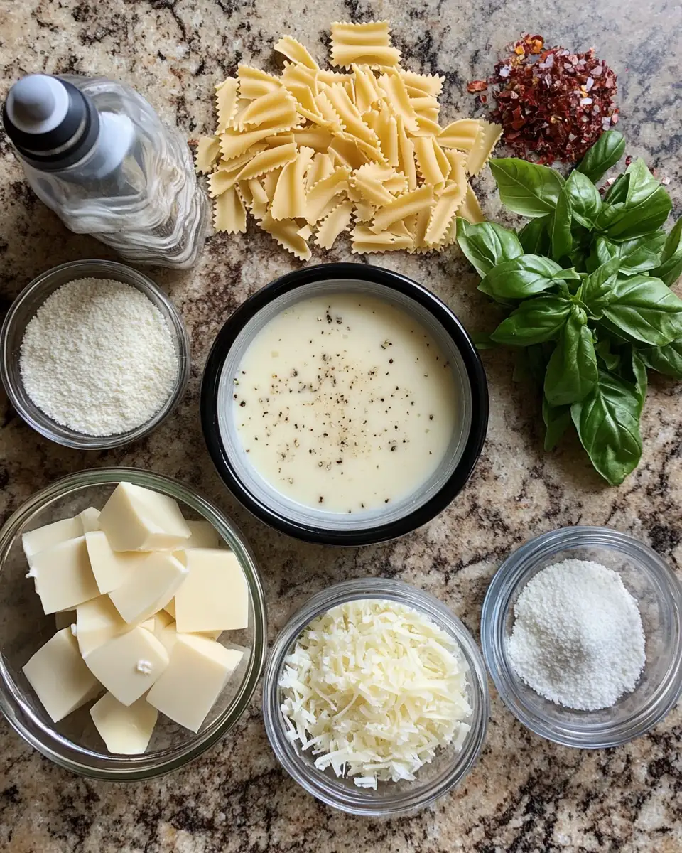 Ingredients for Creamy White Chicken Lasagna Soup Recipe You Need to Try