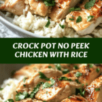 Crock Pot No Peek Chicken with Rice 🍗🍚
