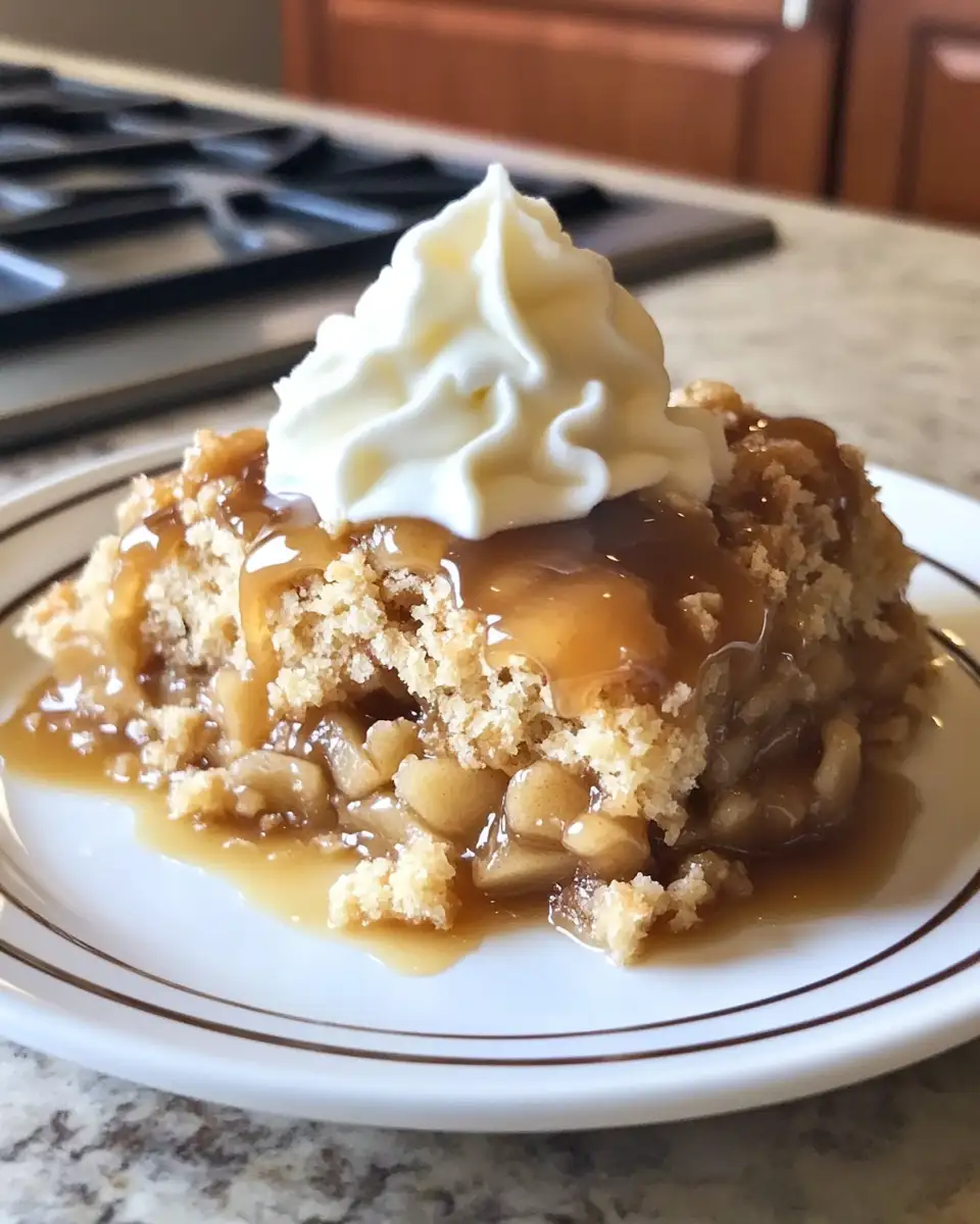 Irresistible Crockpot Caramel Apple Dump Cake Recipe You Need to Try - Featured Image