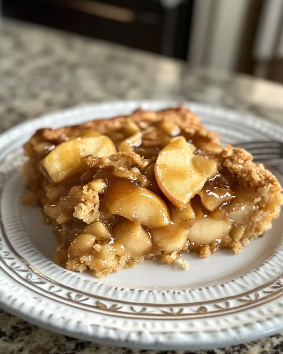 Final dish - Irresistible Crockpot Caramel Apple Dump Cake Recipe You Need to Try