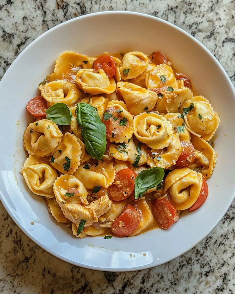 Final dish - Easy and Delicious Crockpot Chicken Tortellini Recipe You’ll Love