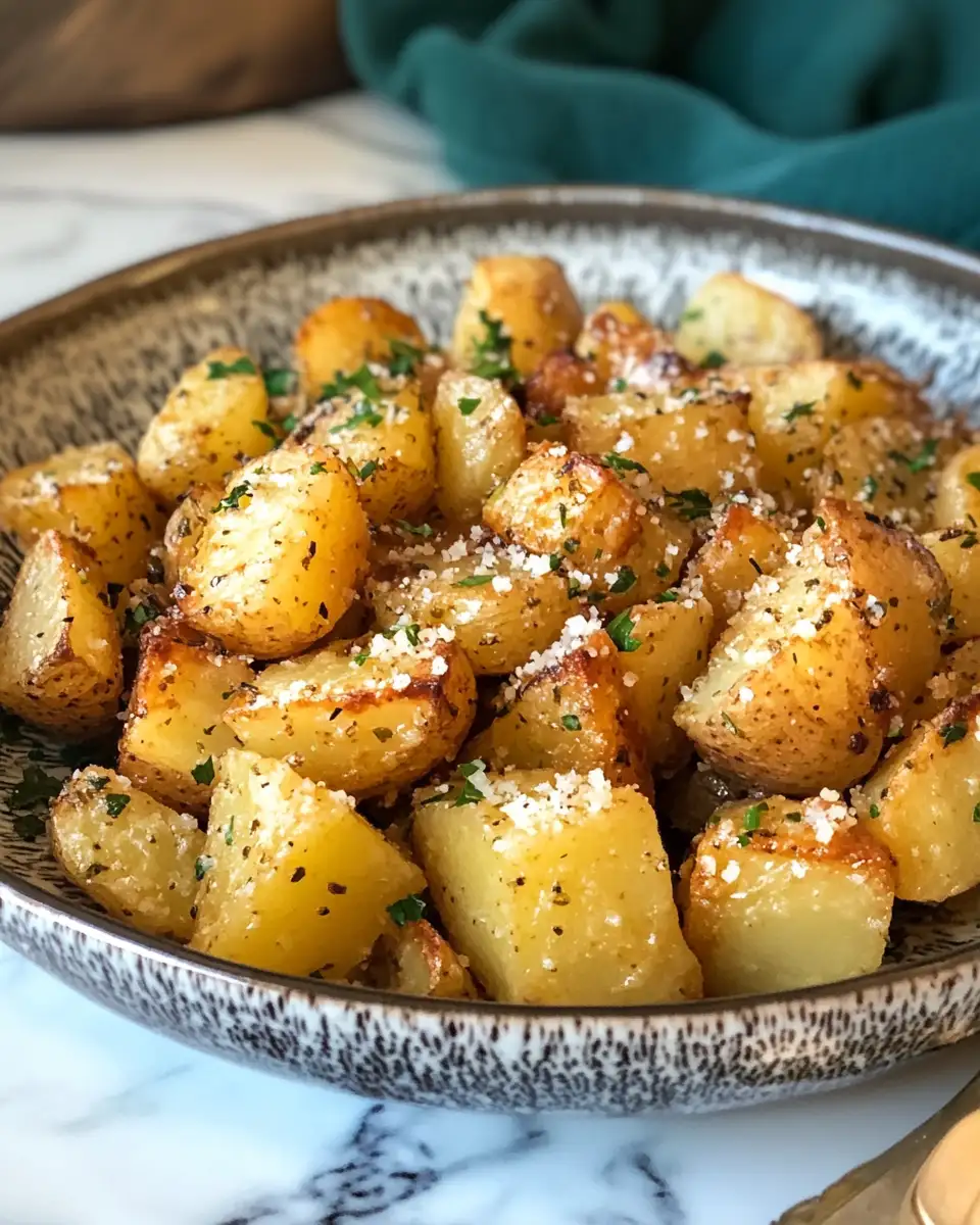 Final dish - Crockpot Parmesan Roasted Potatoes That Melt in Your Mouth