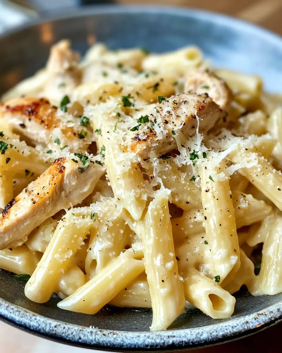 Deliciously Simple Easy Parmesan Chicken Pasta Recipe - Featured Image