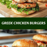 Flavorful Greek Chicken Burgers 🍔🇬🇷