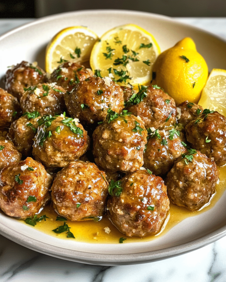 Zesty Greek Meatballs in Lemon Sauce That Will Delight Your Taste Buds - Featured Image