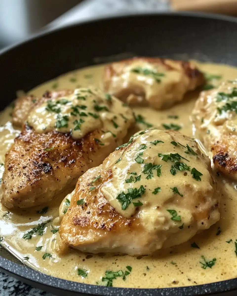 Irresistible Irish Chicken in Whiskey Cream Sauce Recipe - Featured Image