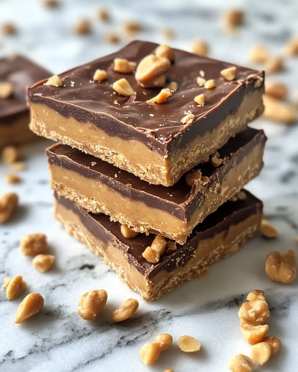Final dish - Irresistible No Bake Peanut Butter Bars You Can Make in Minutes